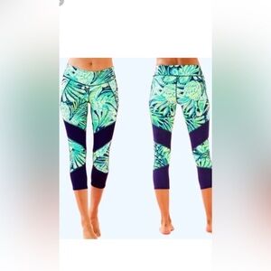 Lilly Pulitzer, Thea cropped leggings party like a flop star, size small